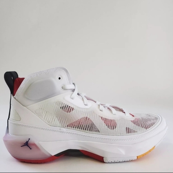 Jordan Men's White Red Basketball Shoes